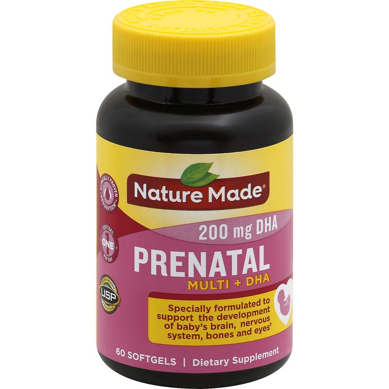 Nature Made Prenatal Multi + DHA Softgels - 60.0 Ea