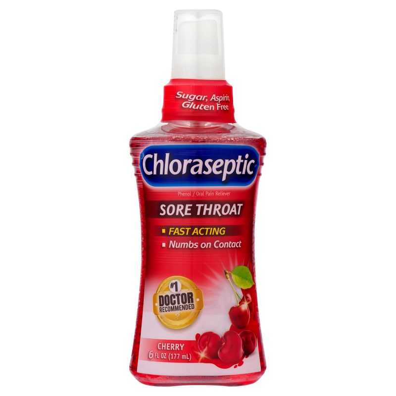 Chloraseptic Sore Throat Spray  Cherry Flavor  6 Fl Oz