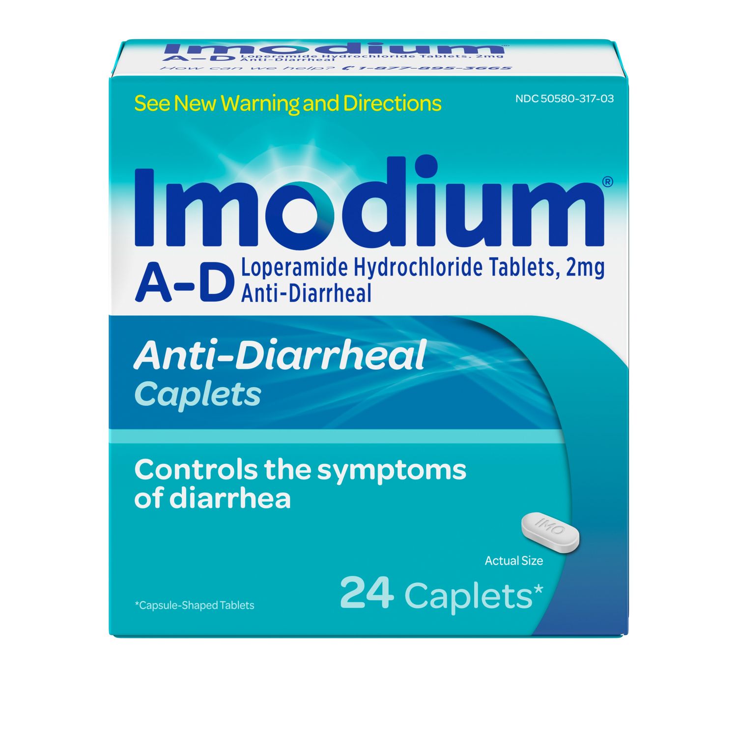 IMODIUM A-D CAPLET 24CT