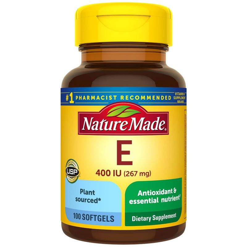 Nature Made Vitamin E 267 Mg (400 IU) D-Alpha Softgels - 100.0 Ea