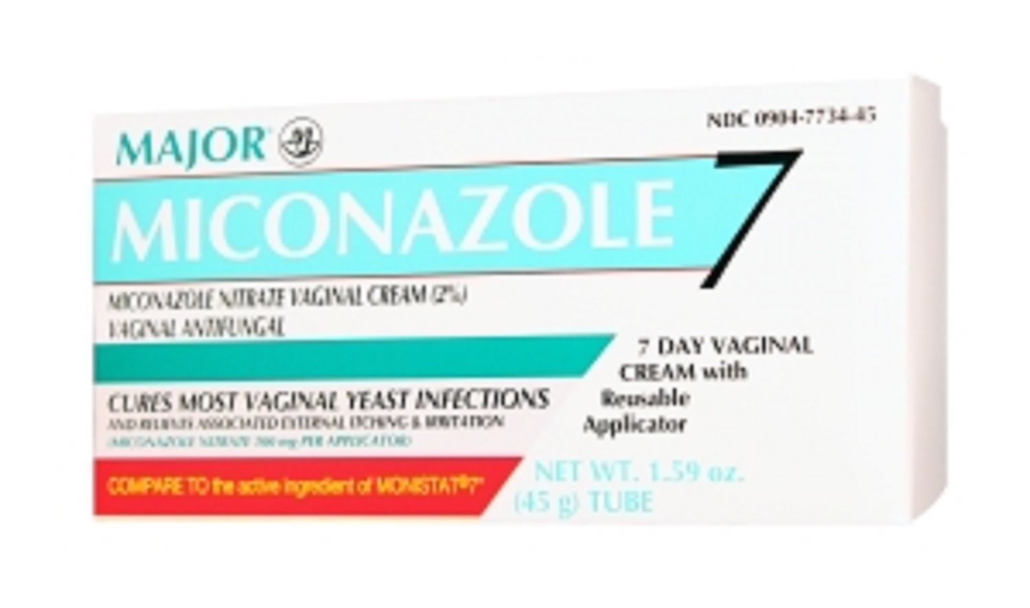 Major Miconazole Nitrate 2 % 7-Day Cream  45 G  White