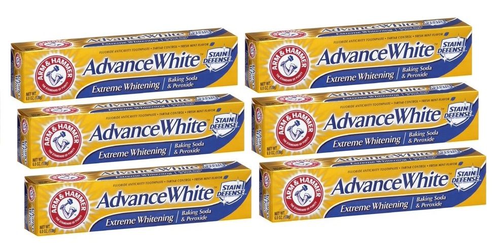 Arm & Hammer Extreme Whitening Control with Baking Soda & Peroxide, Stain Defense Mint - 6.0 Oz