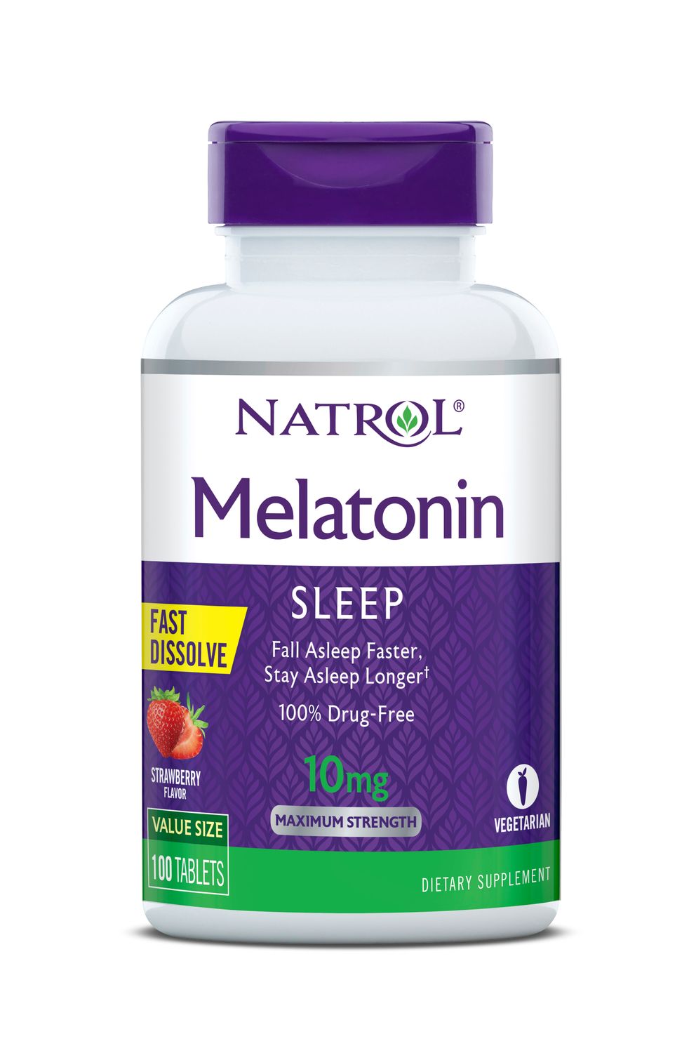 Natrol Fast-Dissolve 10 Mg Melatonin Tablets - 100.0 Ea