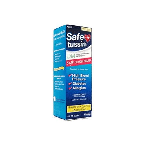 Safetussin Dm Cough Suppressant/ Expectorant Mint 4 Oz by Safetussin