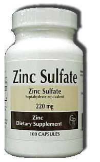 ZINC SULF 220 MG CAP 100
