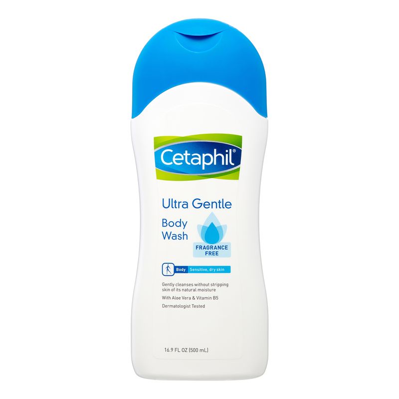 Cetaphil Ultra Gentle Body Wash, Fragrance Free - 16.9 Fl Oz