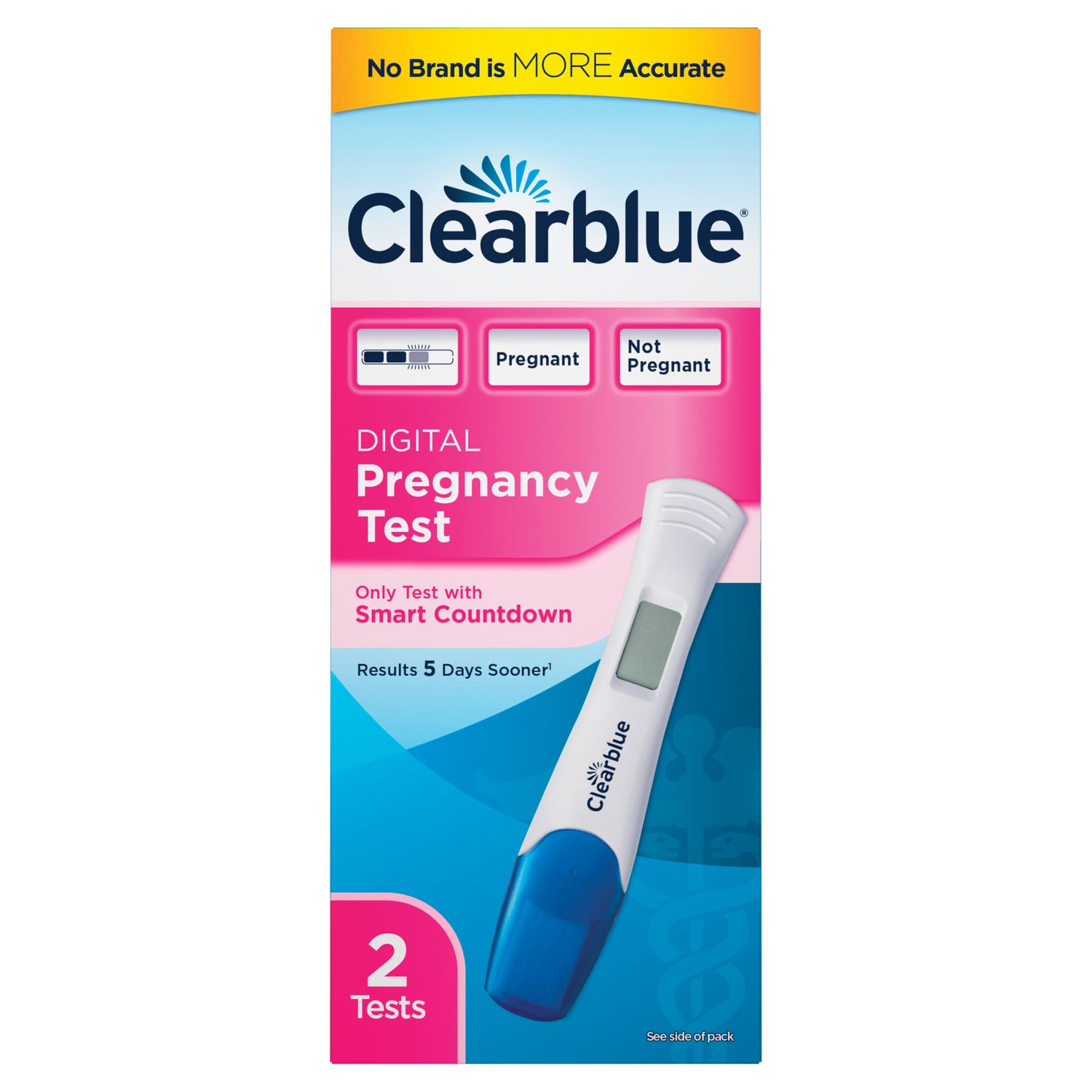 Clearblue Digital Pregnancy Test with Smart Countdown - 2.0 Ea