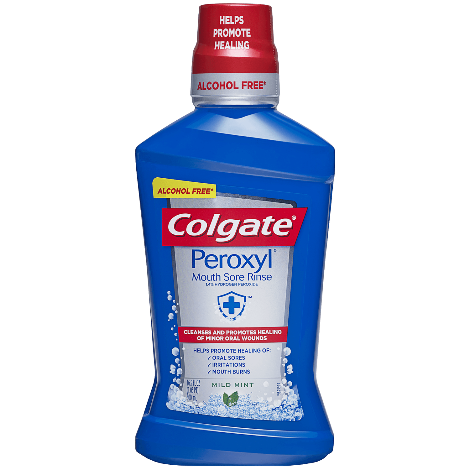 Colgate Peroxyl Mouth Sore Rinse Mild Mint - 16.9 Fl Oz
