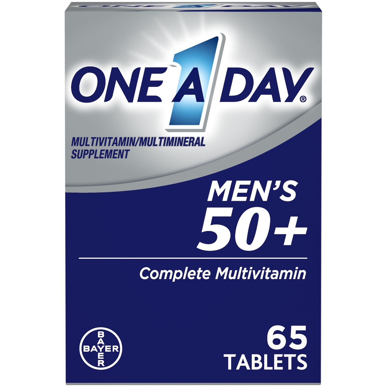 One a Day Men's 50+ Healthy Advantage Multivitamin - 65.0 Ea