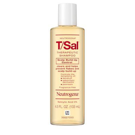 Neutrogena T/Sal Therapeutic Dandruff Relief Daily Shampoo with 3% Salicylic Acid  4.5 Fl Oz