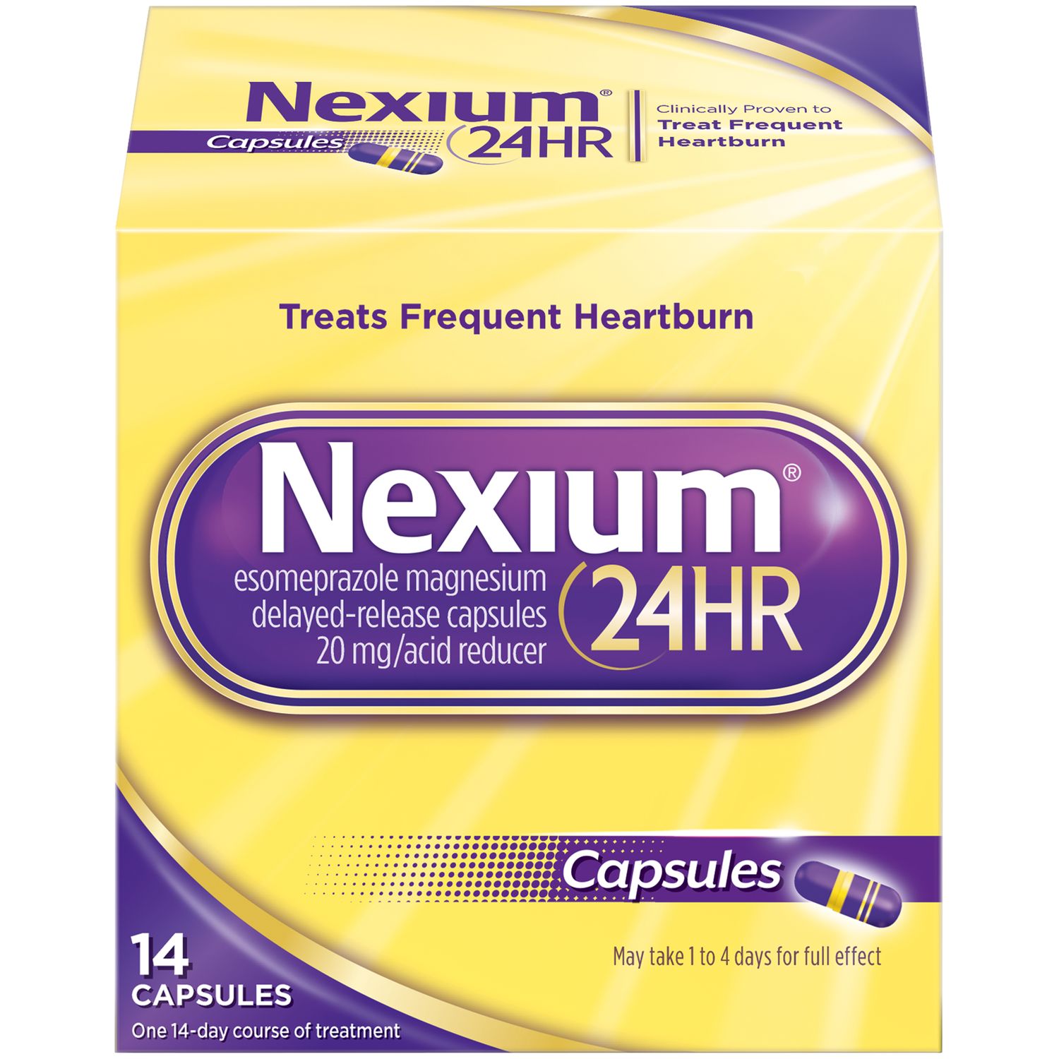 NEXIUM 24HR OTC 20MG CAPSULE 14CT