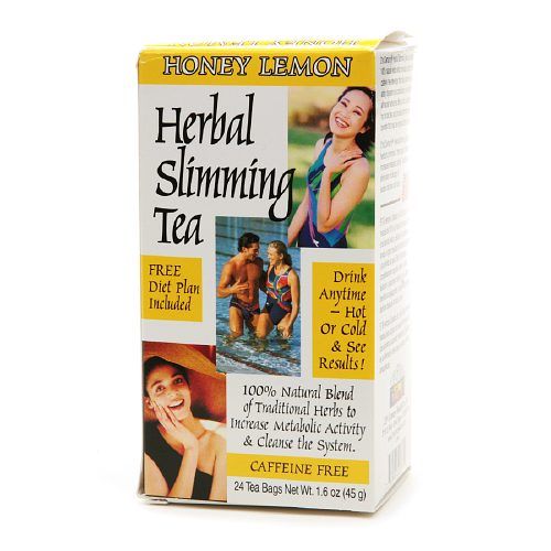 21st Century Herbal Slimming Tea Honey Lemon - 0.06 Oz X 24 Pack