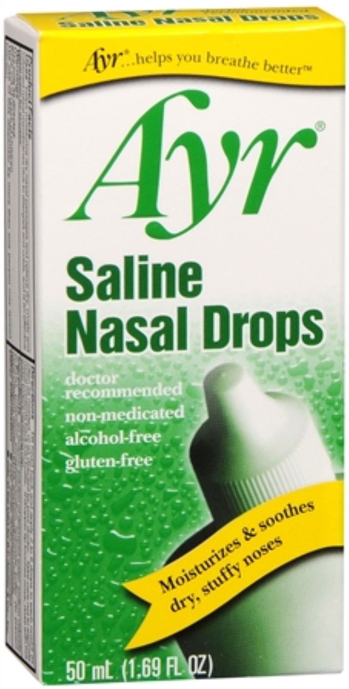Ayr Saline Nasal Drops 1.69 Fl Oz Liq