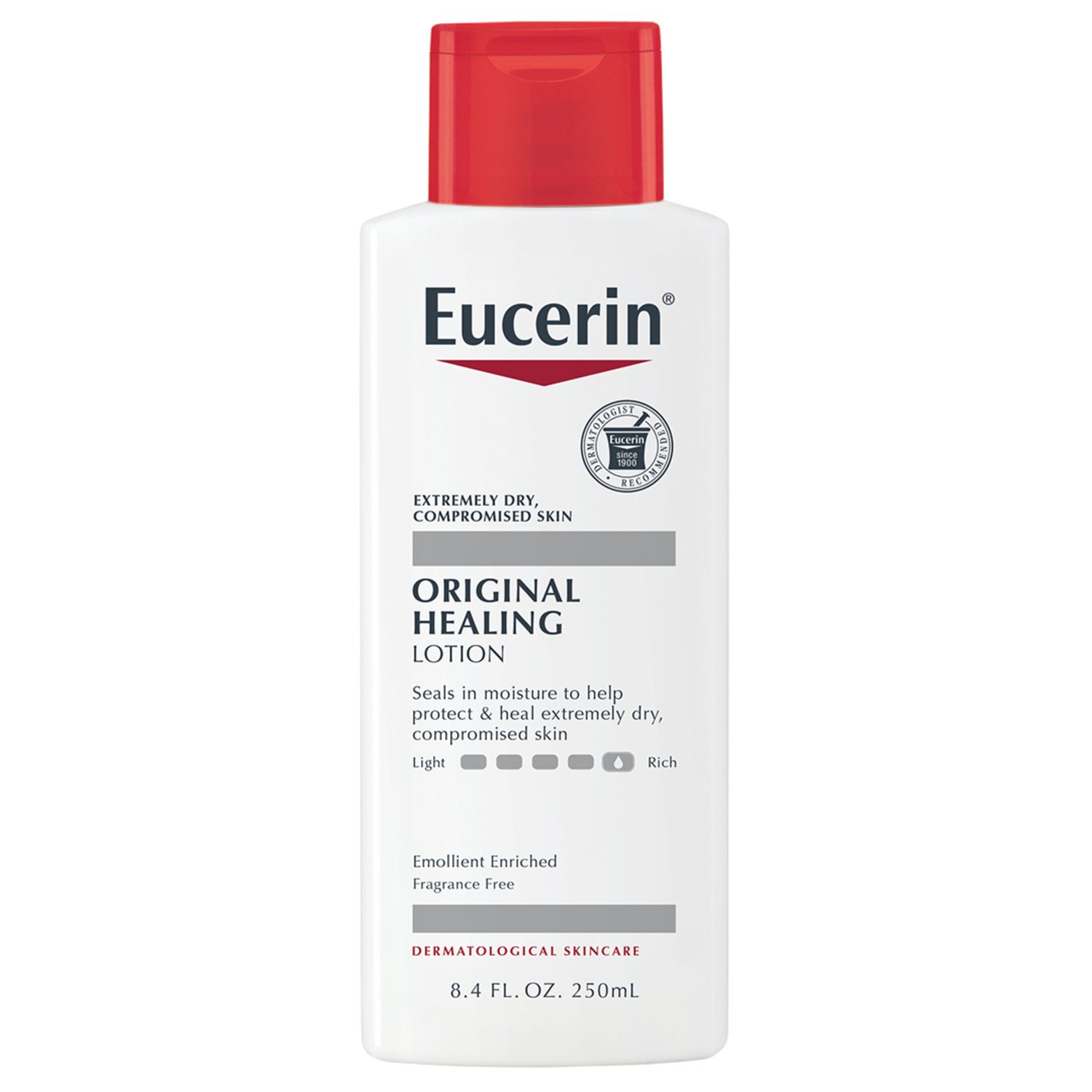 Eucerin Original Healing Lotion  Rich Body Lotion 8.4 Fl. Oz. Bottle