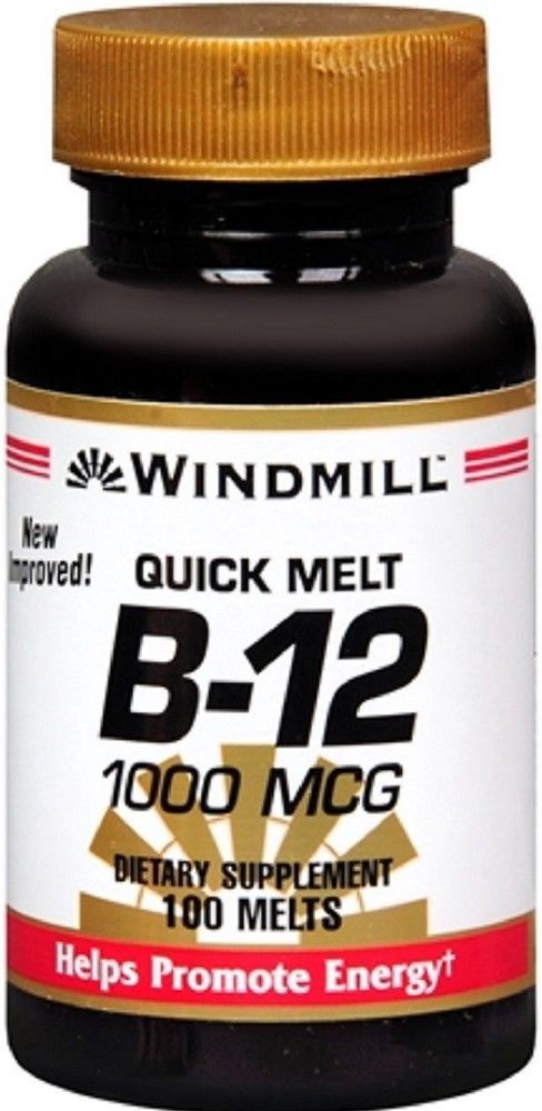 Vitamin B-12 1000 Mcg Sublingual - 100 Tablets