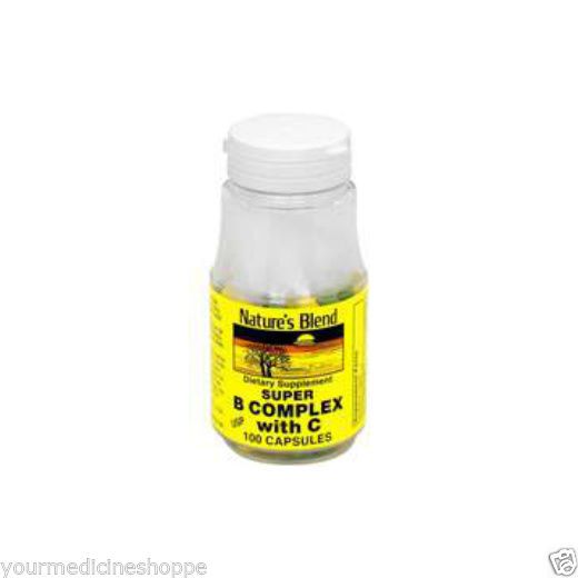 Nature S Blend Super B with C Capsules  100ct 079854200706A527