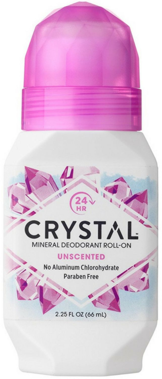Crystal Mineral Deodorant Roll-on  Unscented  2.25 Fl Oz