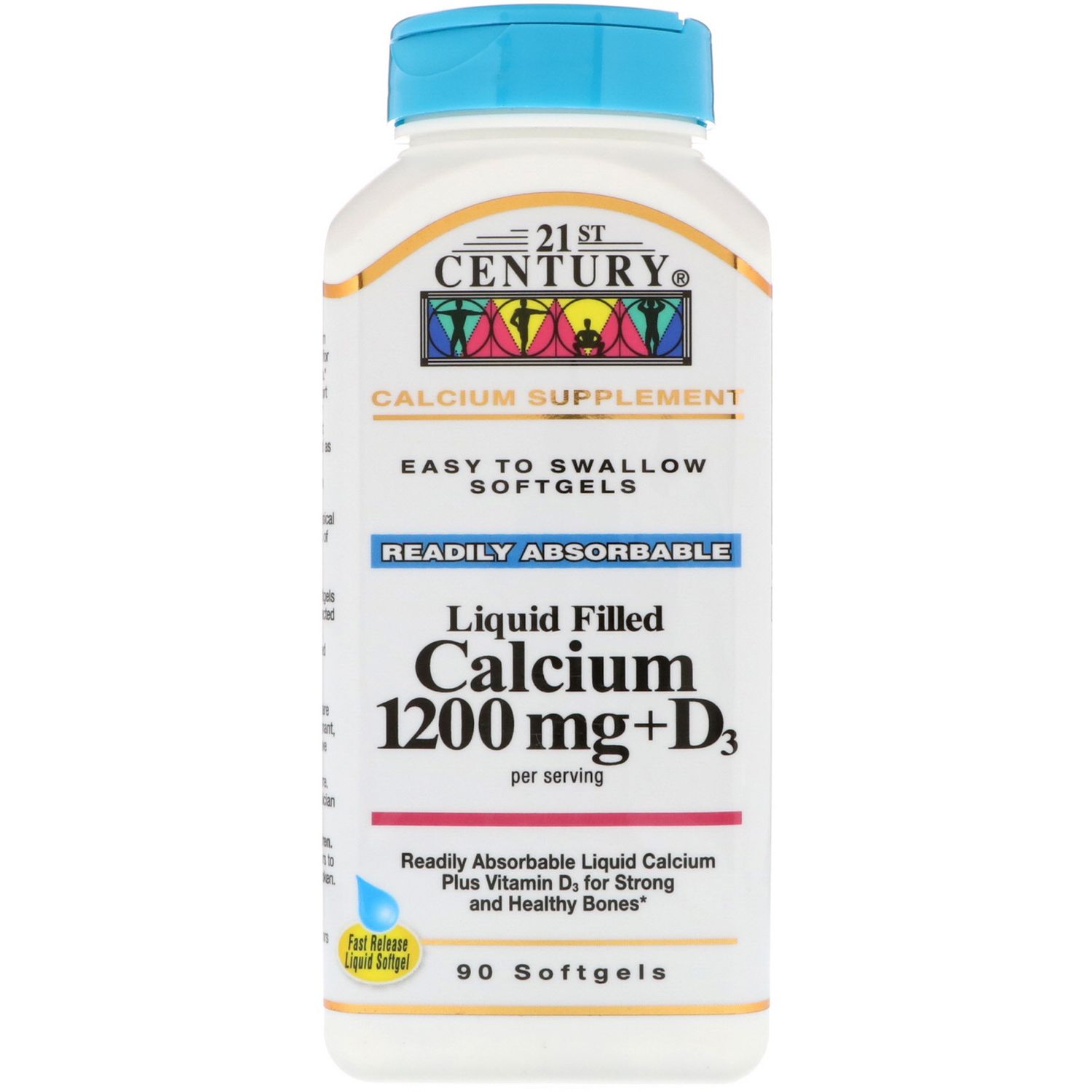 21 Century HealthCare 21st Century Calcium + D3  90 Ea