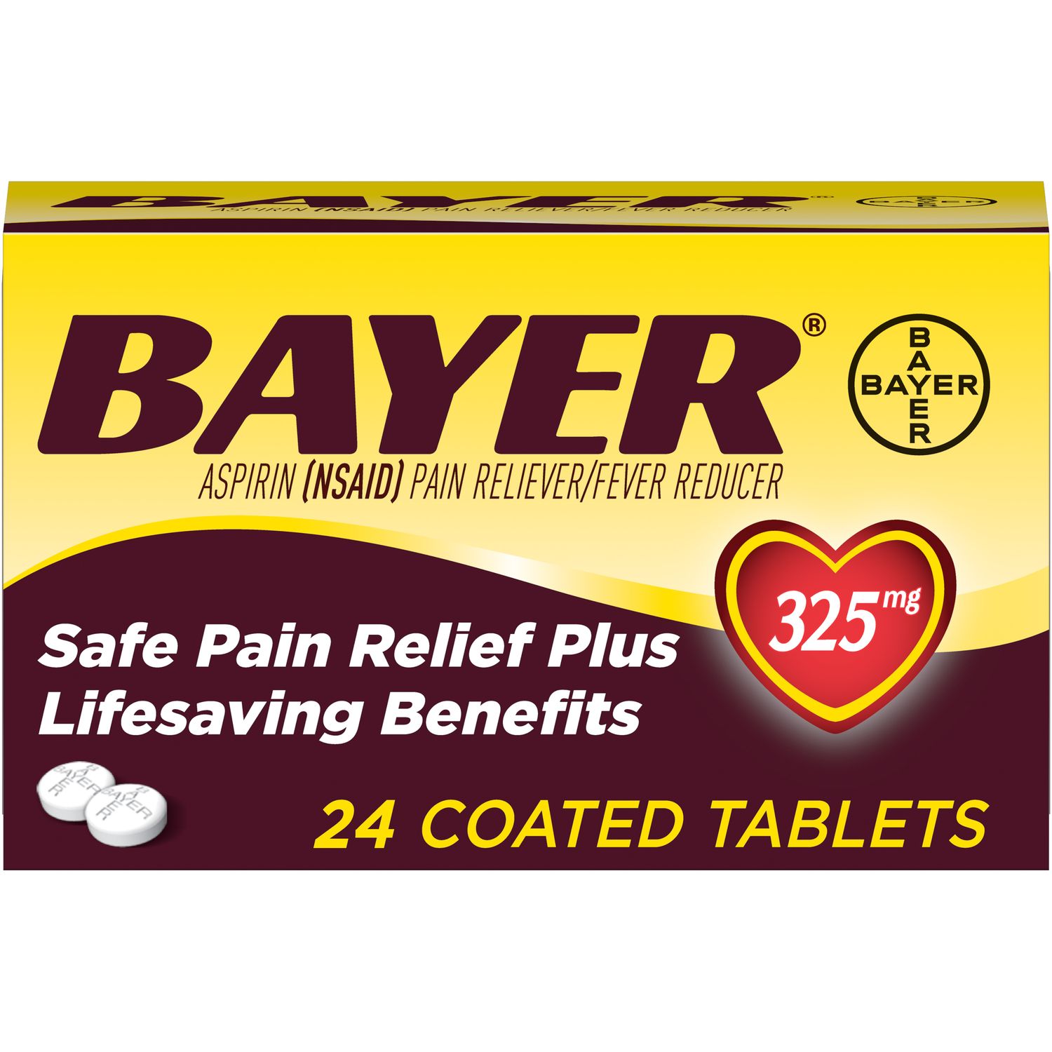 Bayer Genuine Aspirin 24 Tabs by Bayer