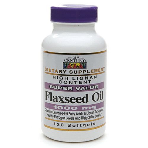 21st Century Flaxseed Oil 1 000 Mg 120 Sgels