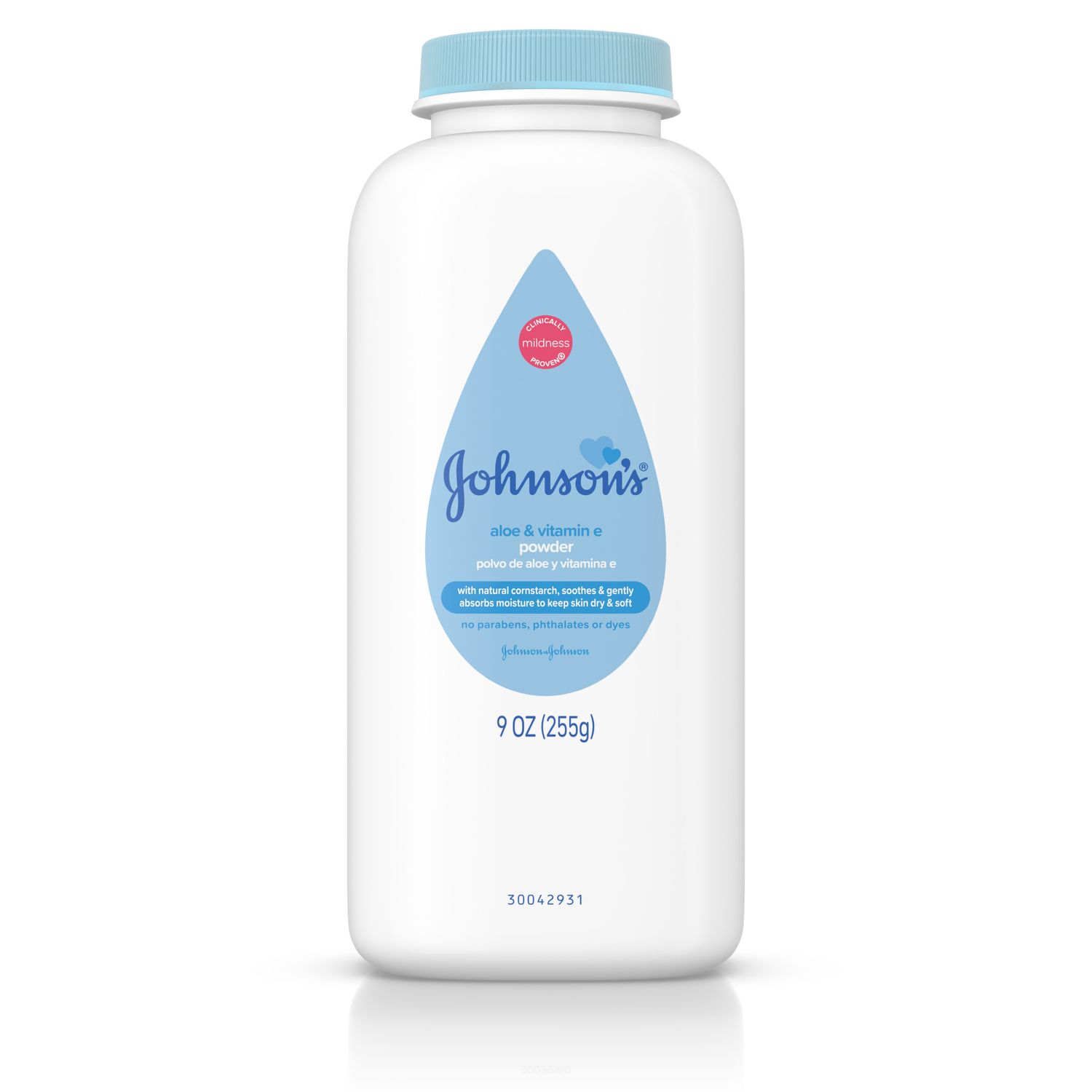 Johnson S Naturally Derived Cornstarch Baby Powder with Aloe & Vitamin E  9 Oz