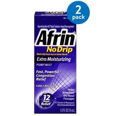 Afrin No Drip 12 Hour Pump Mist