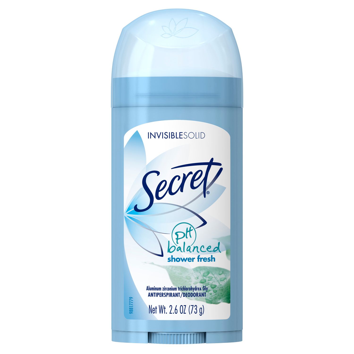 Secret Invisible Solid Antiperspirant Deodorant Shower Fresh - 2.6 Oz