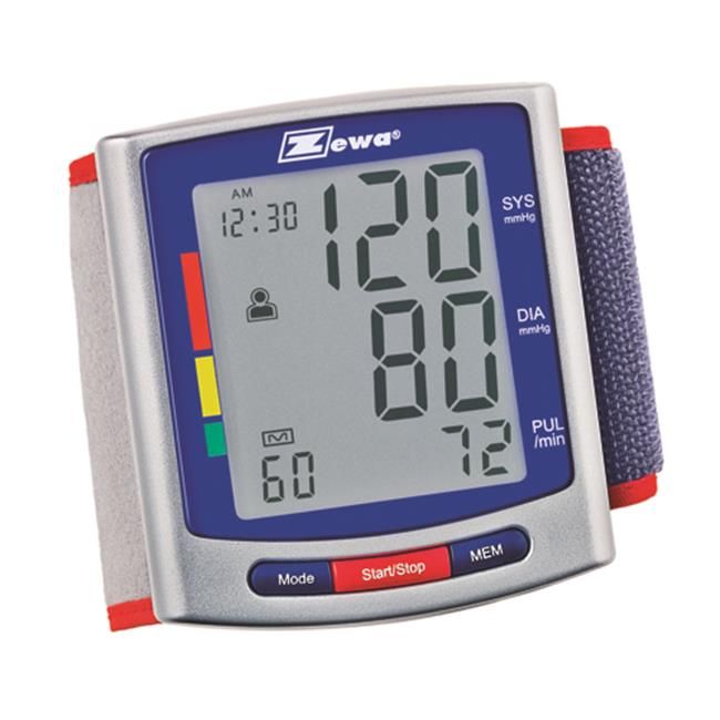 Zewa WS-380 Premium Wireless Wrist Blood Pressure Monitor - 1.0 Ea