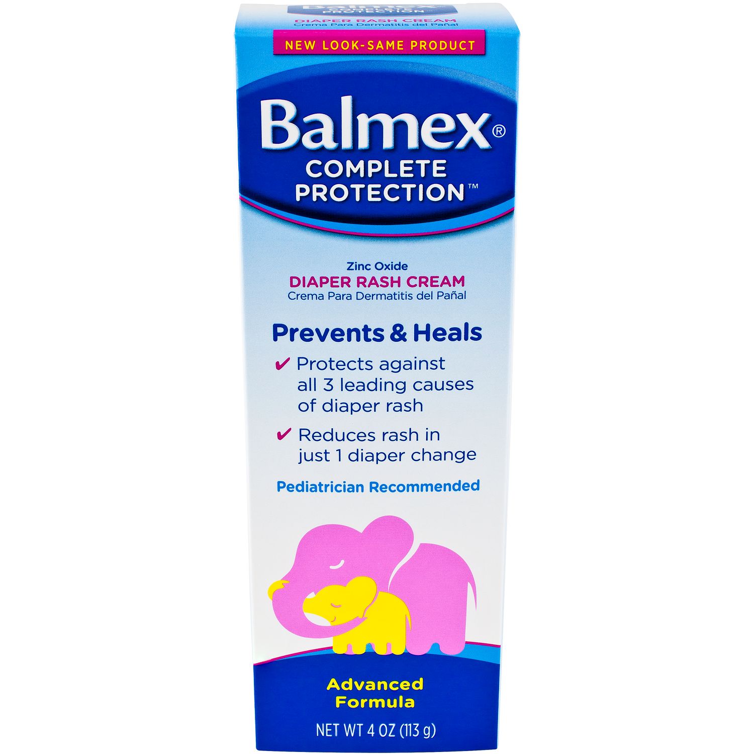 Balmex Complete Protection Diaper Rash Cream  4 Oz