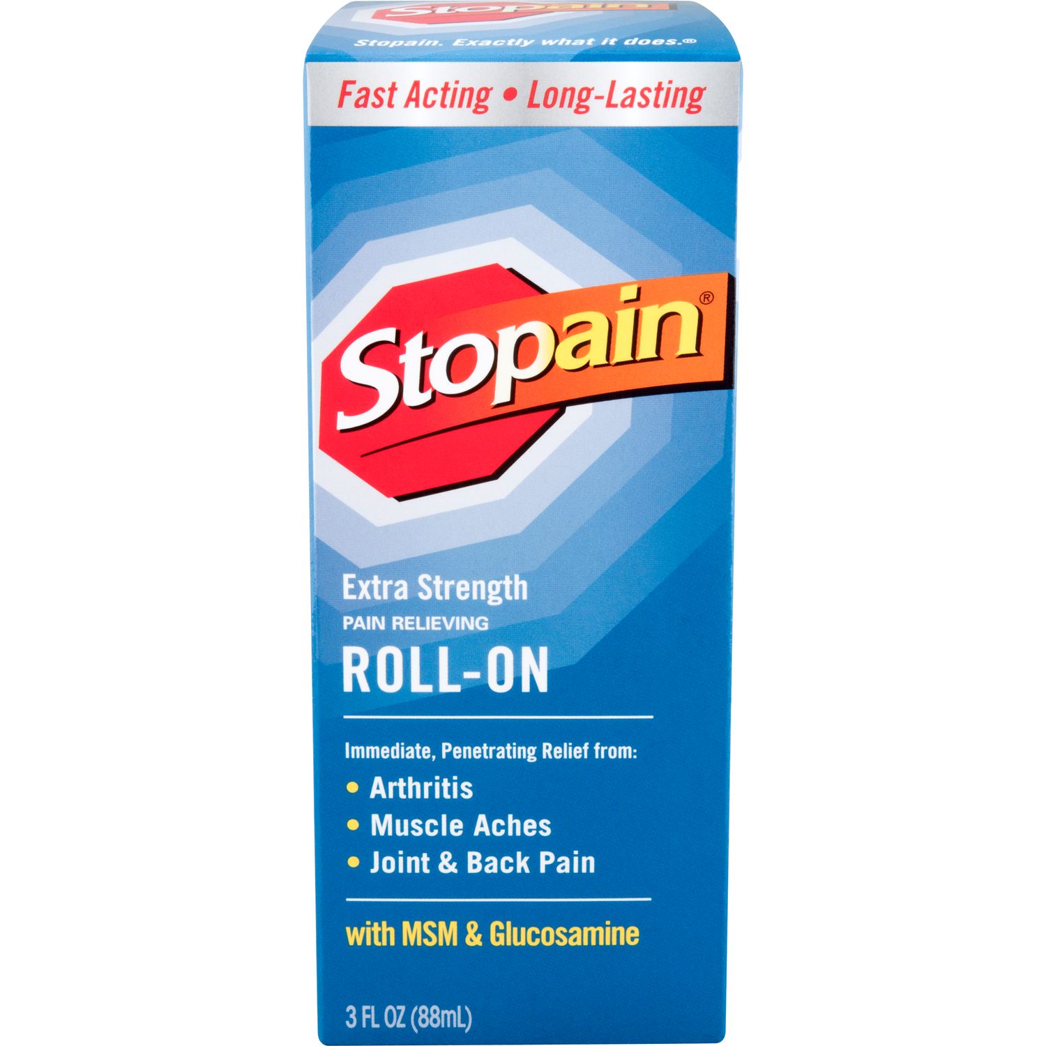 Stopain Extra Strength Pain Relieving Roll-on - 3.0 Fl Oz