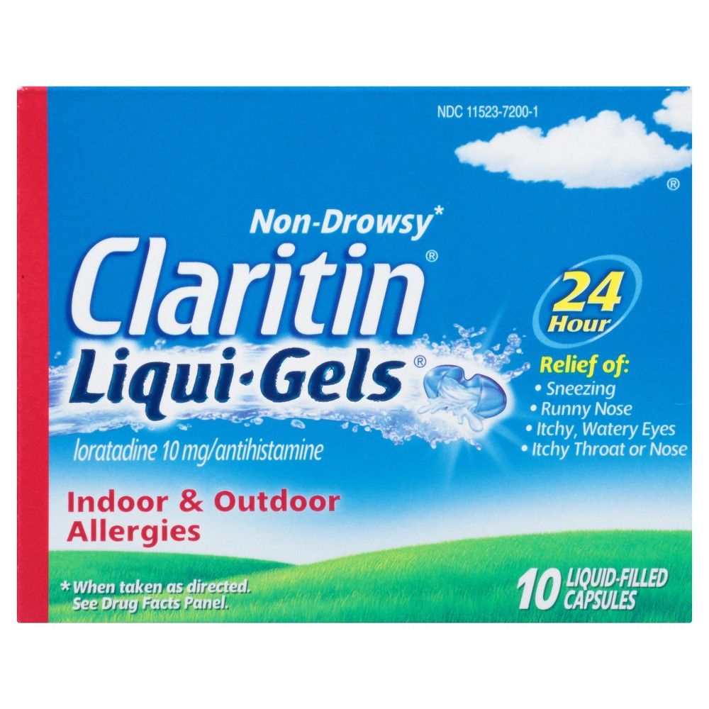 Claritin 24 Hour Allergy Relief Liqui-Gels - 10.0 Ea