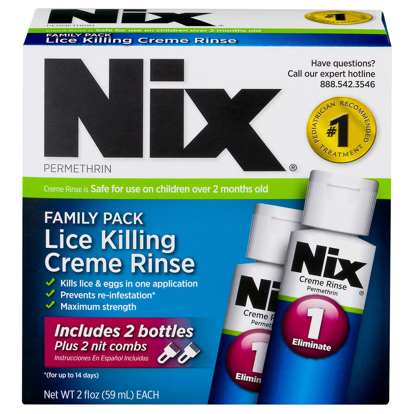 Nix Permethrin Lice Killing Creme Rinse Kit - 1.0 Ea