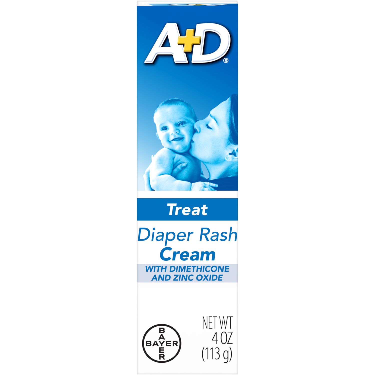 A&D Zinc Oxide Cream - 4.0 Oz