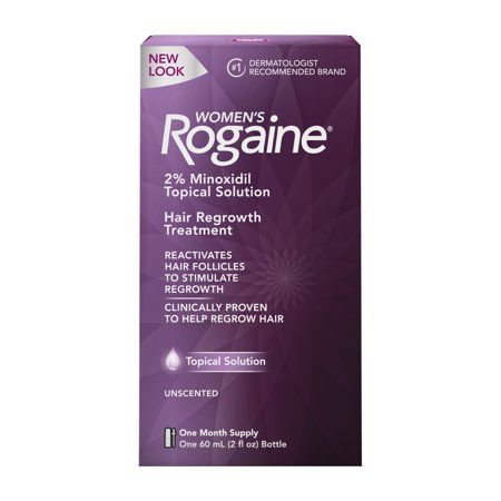 Rogaine Women's 2% Minoxidil Topical Solution 1 Month Supply - 2.0 Fl Oz