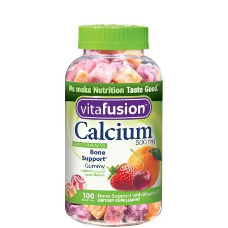 Vitafusion Calcium Supplement Gummy Vitamins Fruit & Cream - 100.0 Ea
