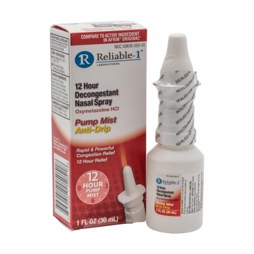 Reliable1 Decongestant Nasal Spray 12Hr  30 Ml