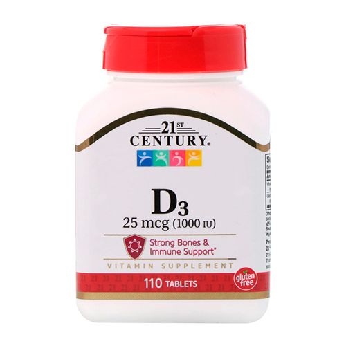 21st Century D3-1000 IU Tablets- 110 Tablets