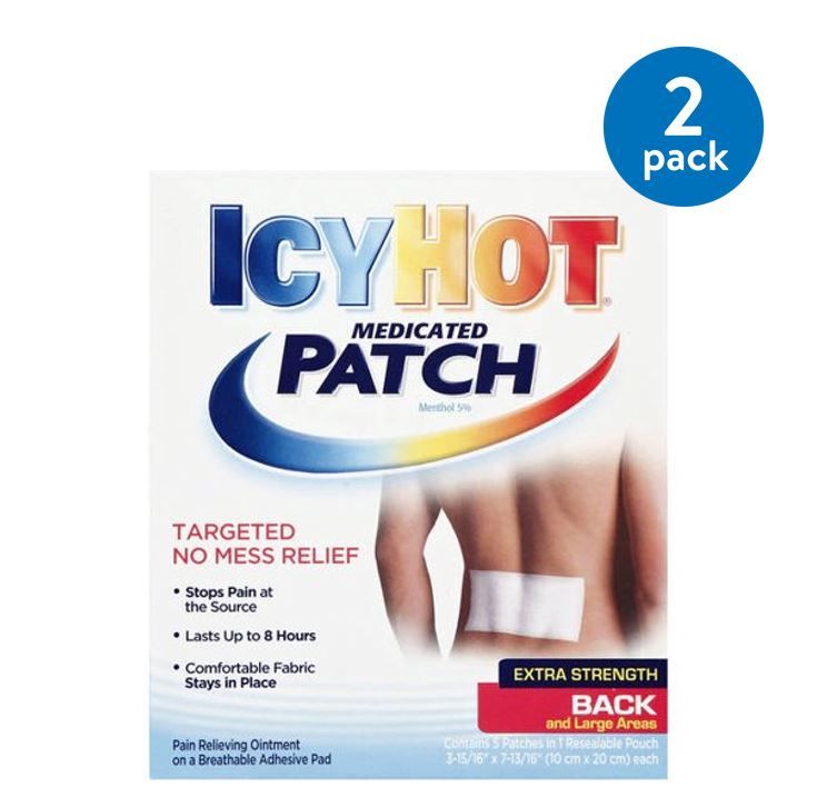 Icy Hot Original Large Pain Relief Patch Back - 5.0 Ea