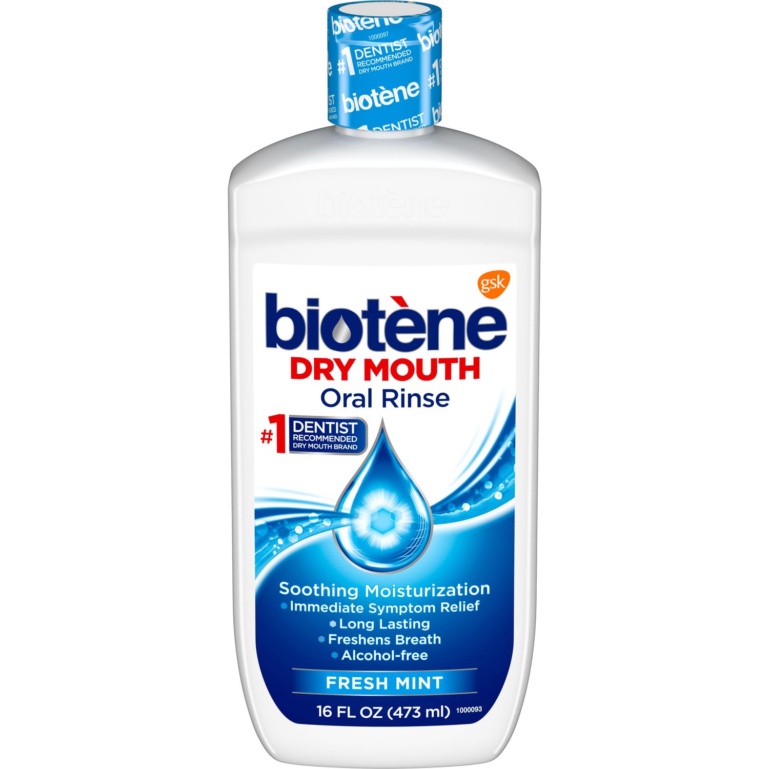 Biotene Mouthwash for Dry Mouth Relief Fresh Mint - 16.0 Fl Oz
