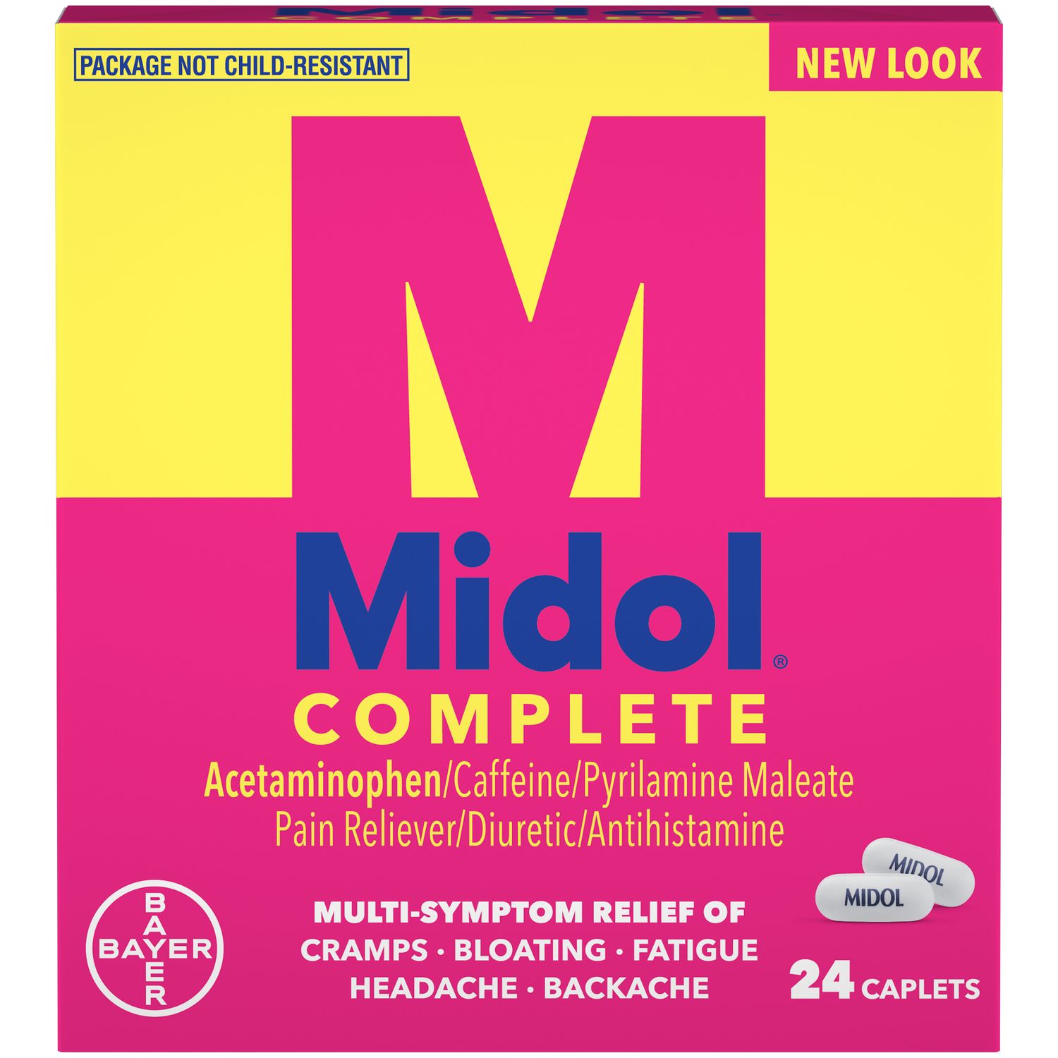 MIDOL COMPLETE CAPLET 24CT