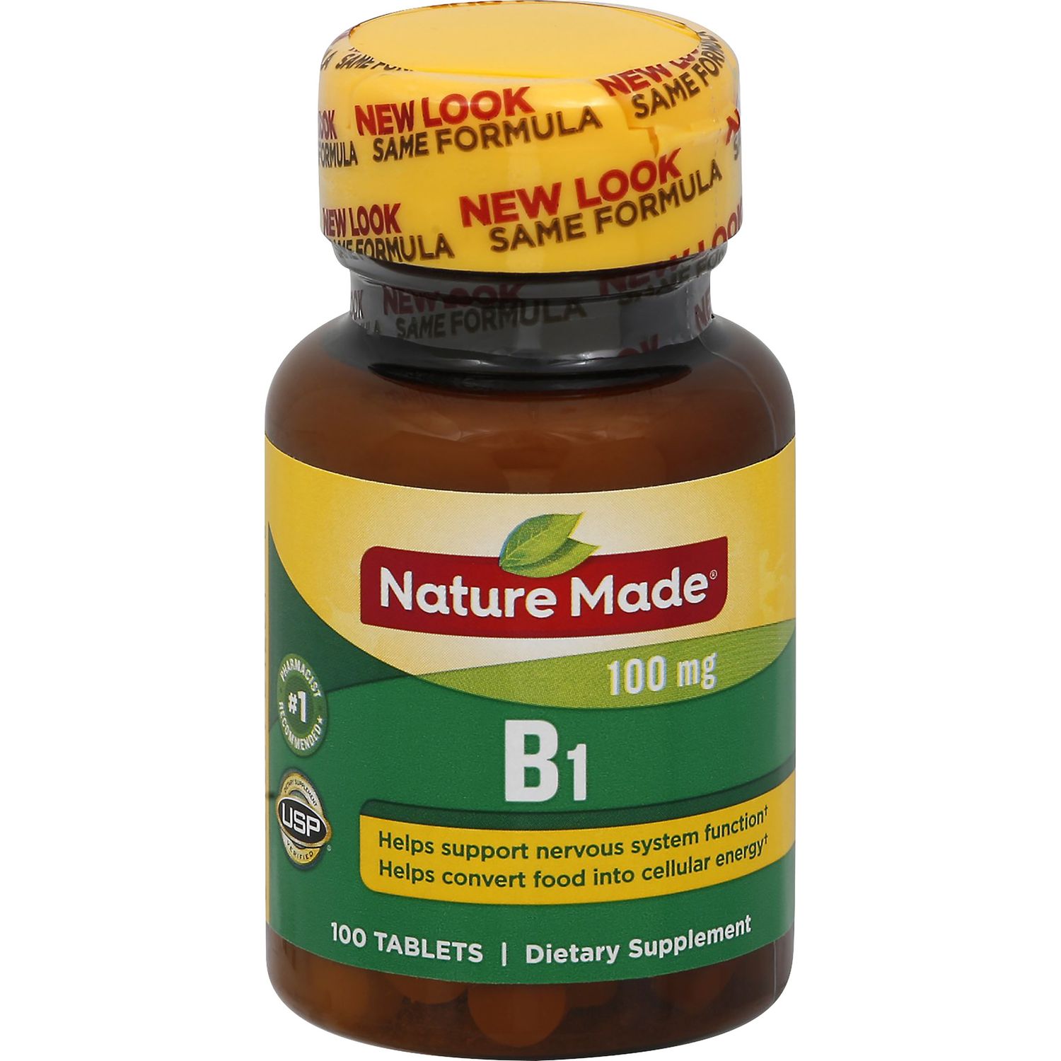Nature Made Vitamin B1 100 Mg Tablets - 100.0 Ea