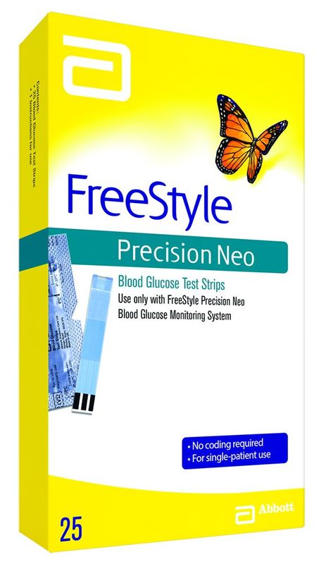 FreeStyle Precision Neo Test Strips - 25.0 Ea