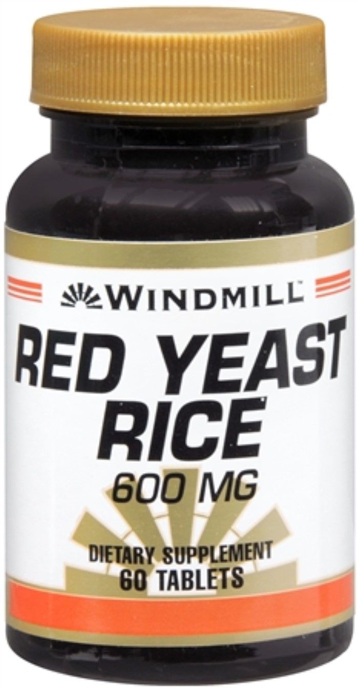 Red Yeast Rice 60 Tabs by Windmill Health Products