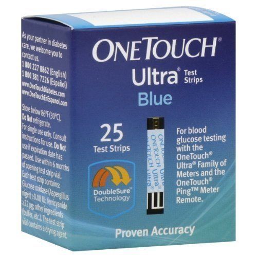 OneTouch Ultra Blue Test Strips - 25.0 Ea