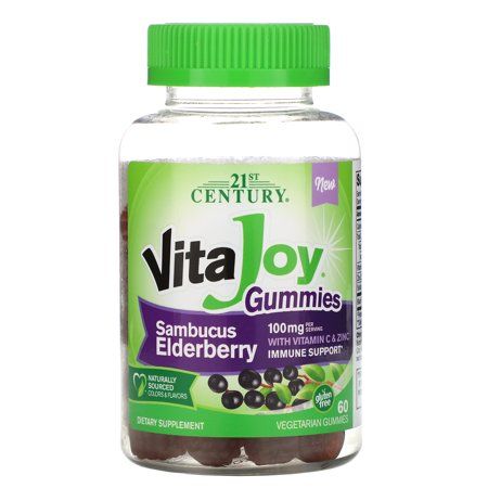 21st Century Vita Joy Sambucus Elderberry Gummies Dietary Supplement - 60 Gummies