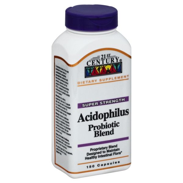 21st Century Acidophilus Probiotic Blend Capsules  150 Count