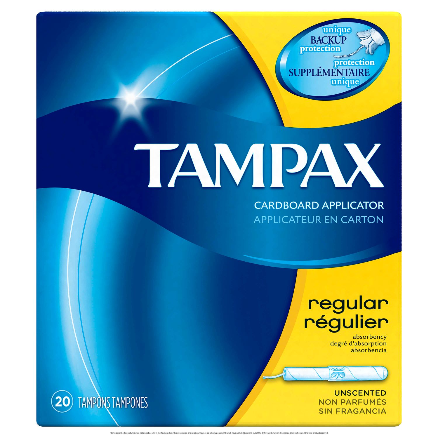Tampax Cardboard Applicator Tampons