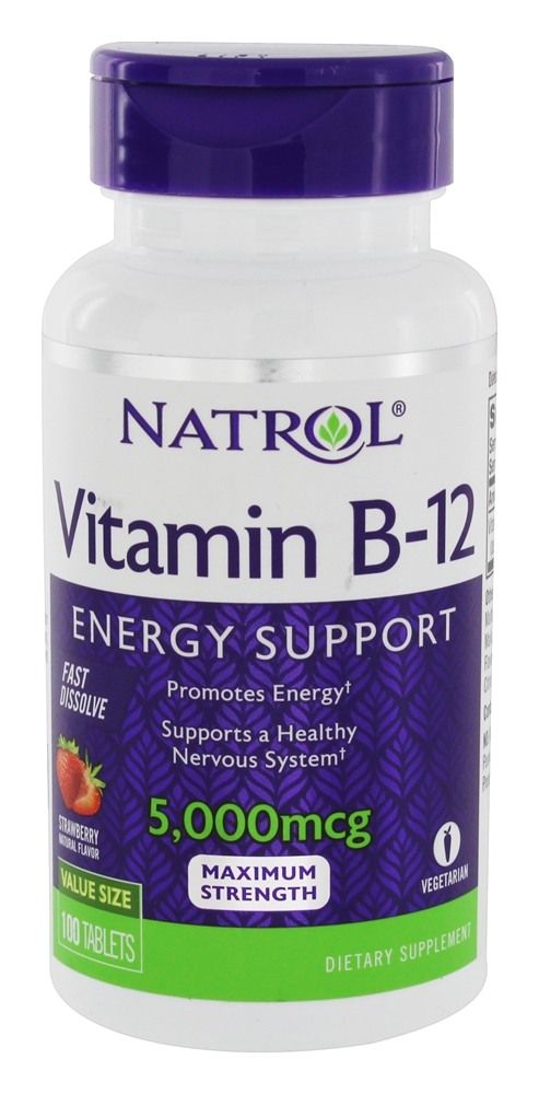 HG1233022 5000 Mcg Fast Dissolving Vitamin B12 - 100 Tablets