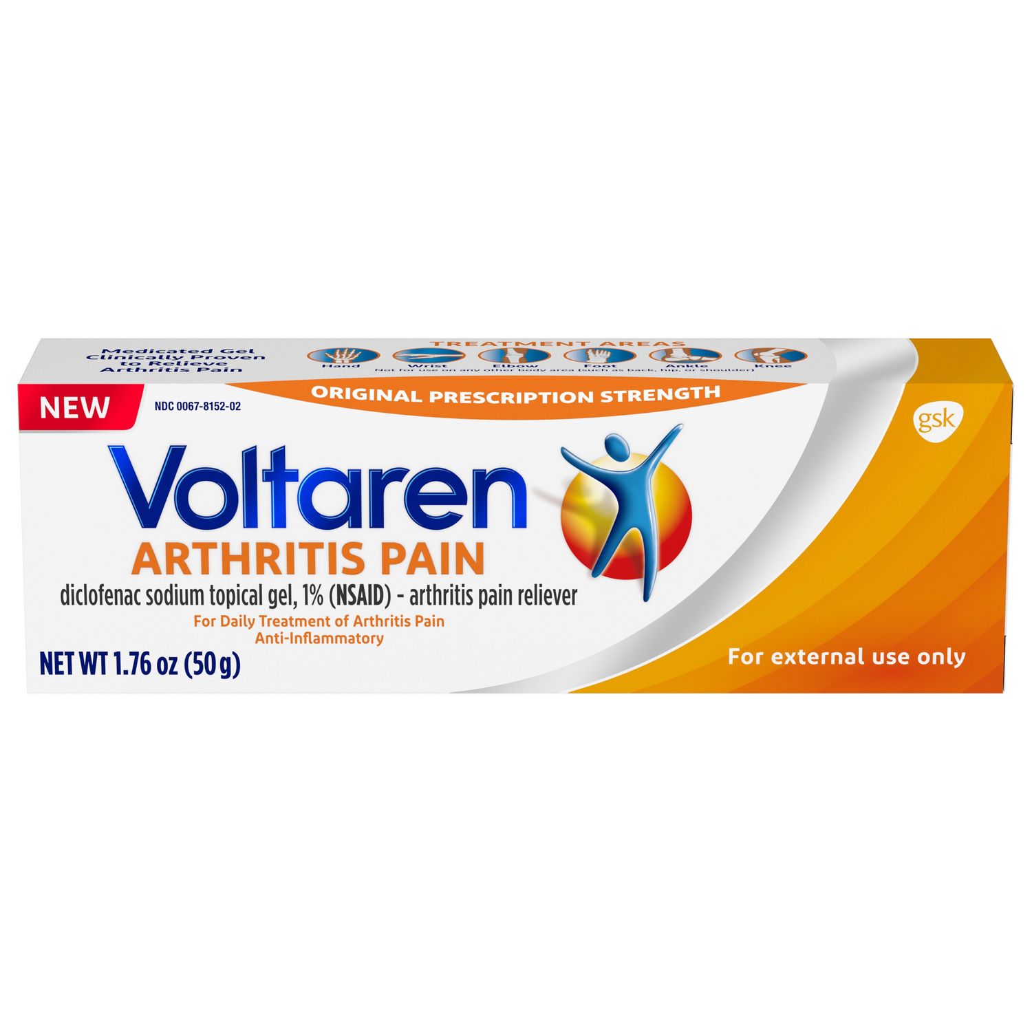 VOLTAREN TOPICAL GEL 1% 50G