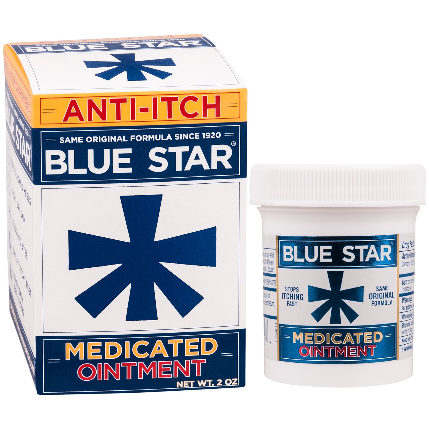 Blue Star Anti Itch Ointment - 2.0 Oz